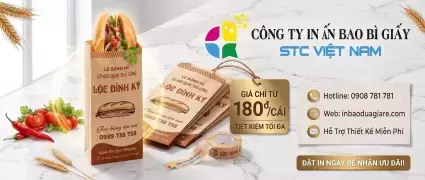 Túi Đựng Bánh Mì – In Túi Đựng Bánh Mì Theo Yêu Cầu, Đẹp Và Giá Tốt