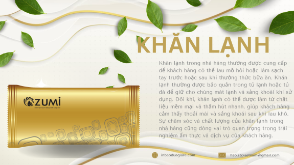 Khăn lạnh giá rẻ tại quận 2