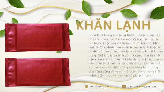 Khăn lạnh giá rẻ tại quận 5