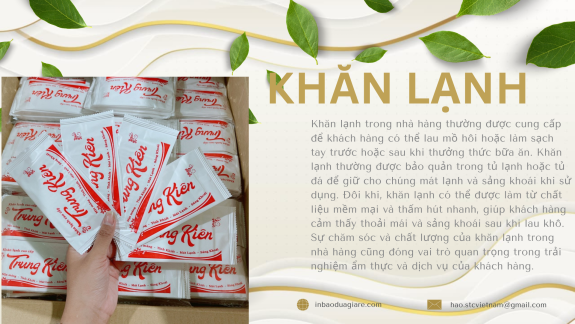 Khăn lạnh giá rẻ tại quận 6