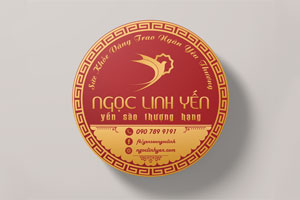 In tem nhãn dán yến sào giá rẻ tại Hà Nội, free thiết kế mẫu